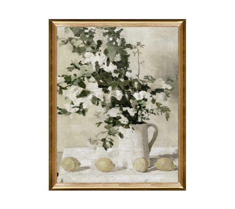VASE WITH LEMONS